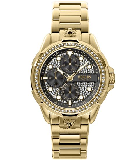 versus versace gold watch.